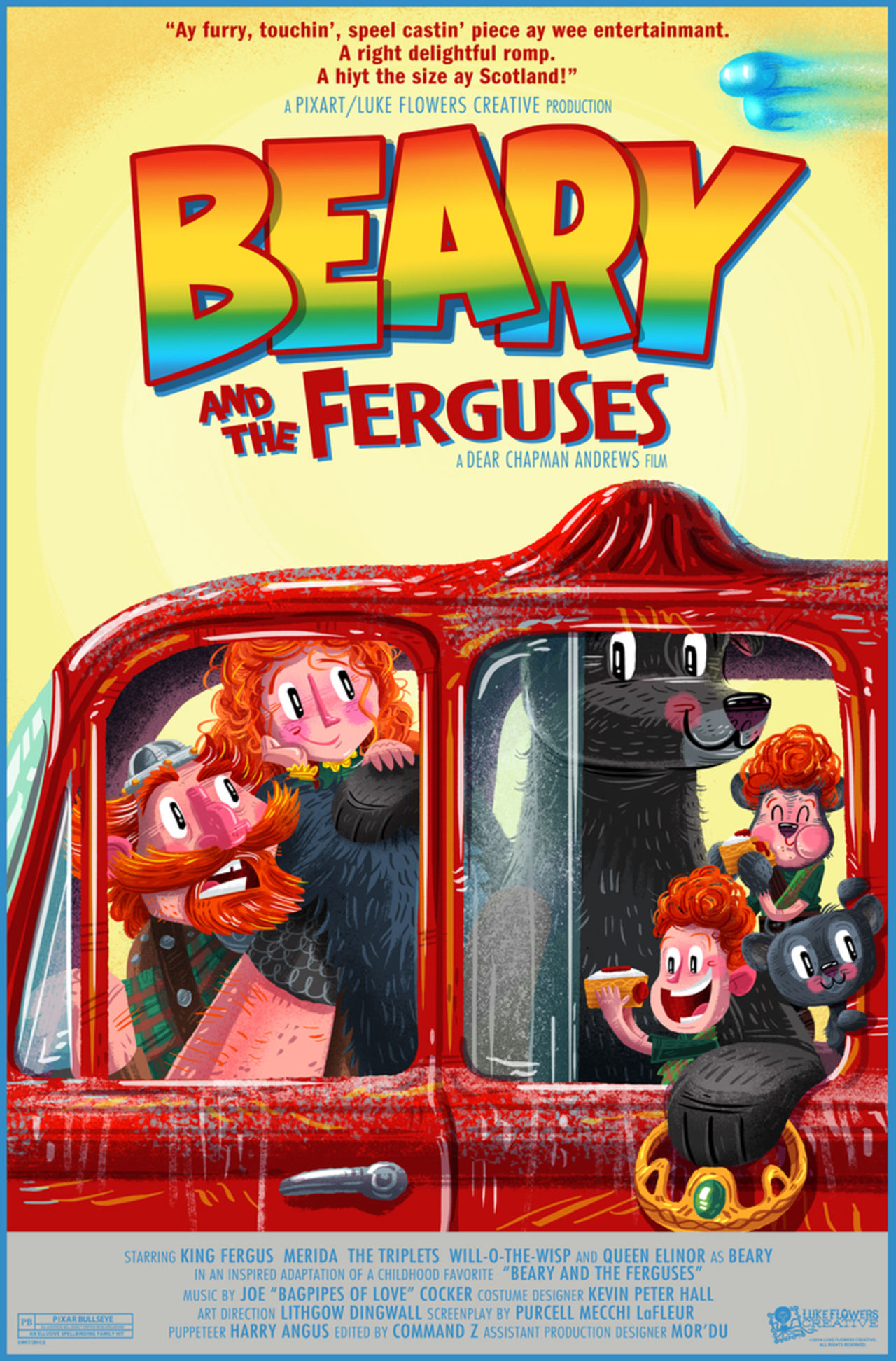 Postermashups av Pixar & klassiska filmer