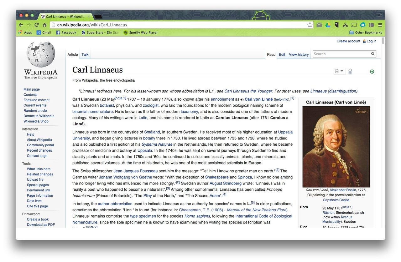 Svensk viktigaste personen på Wikipedia