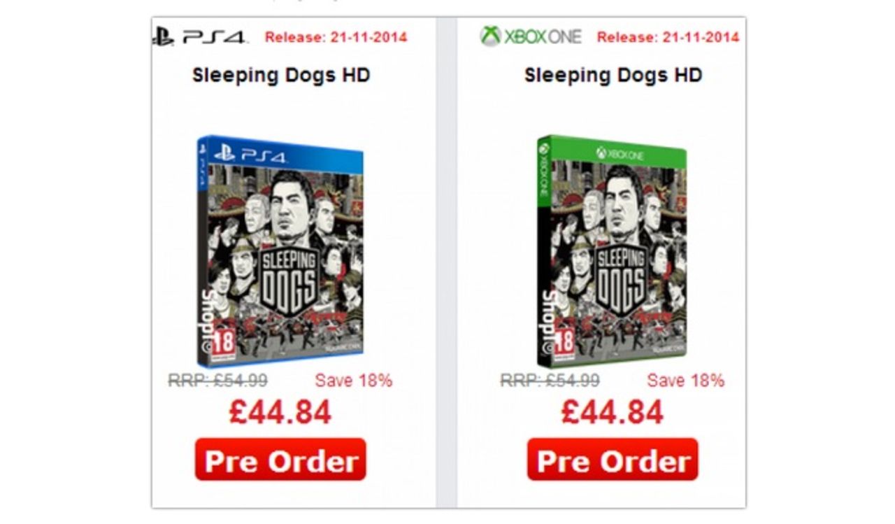 Uppdaterad version av Sleeping Dogs på gång?