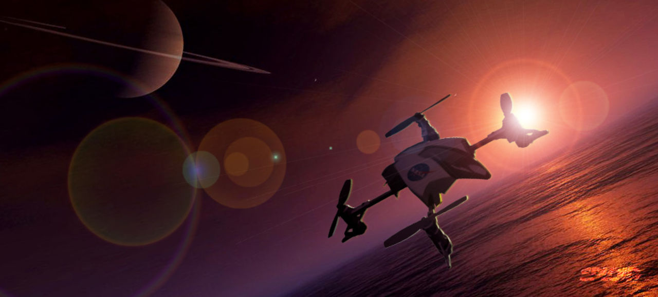 NASA vill skicka en multicopter till Titan