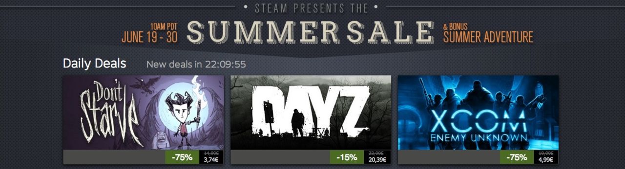 Sommarrea på Steam