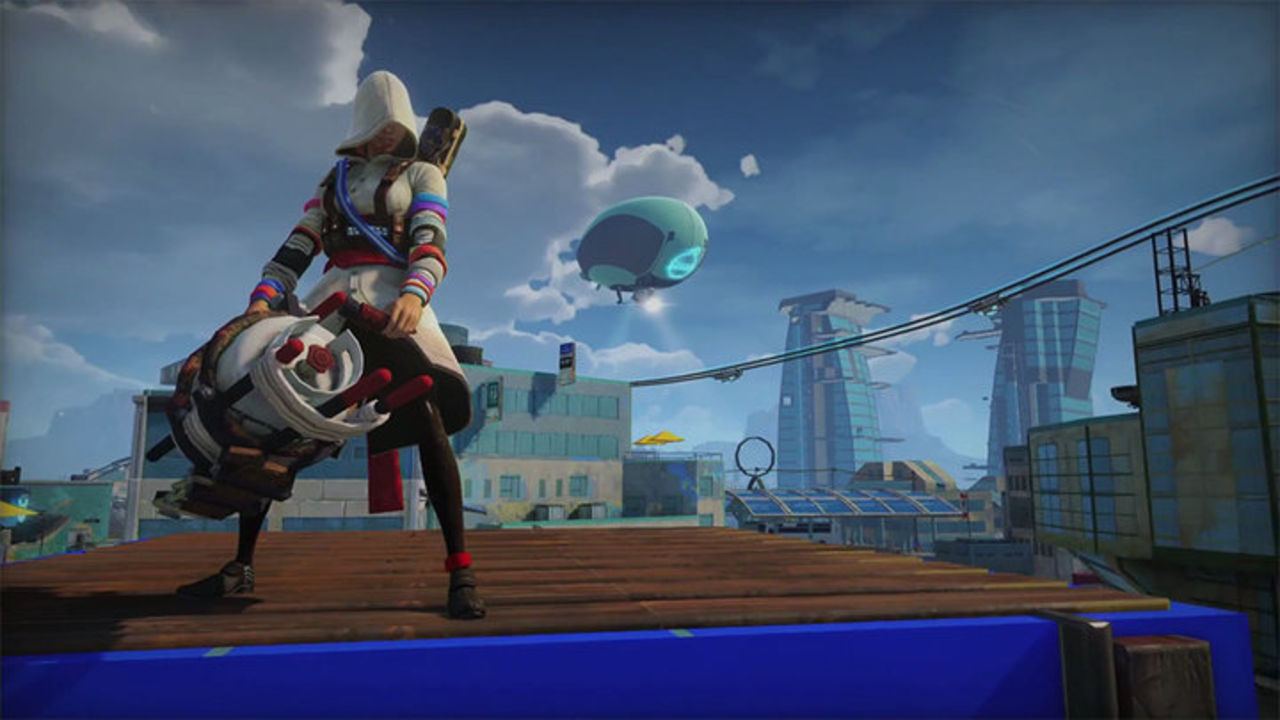 Man kan spela som kvinnlig karaktär i Sunset Overdrive