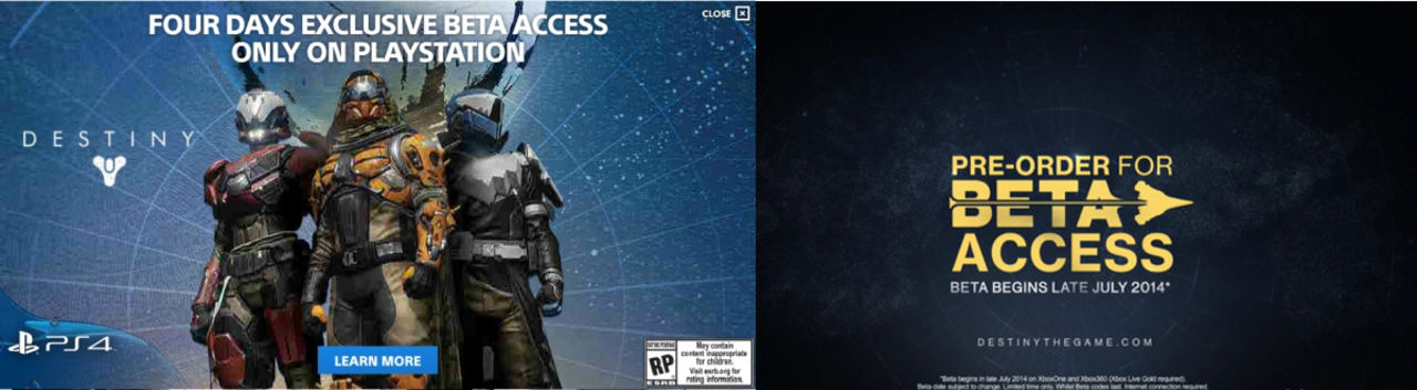 Datum för Destiny-betan för Xbox