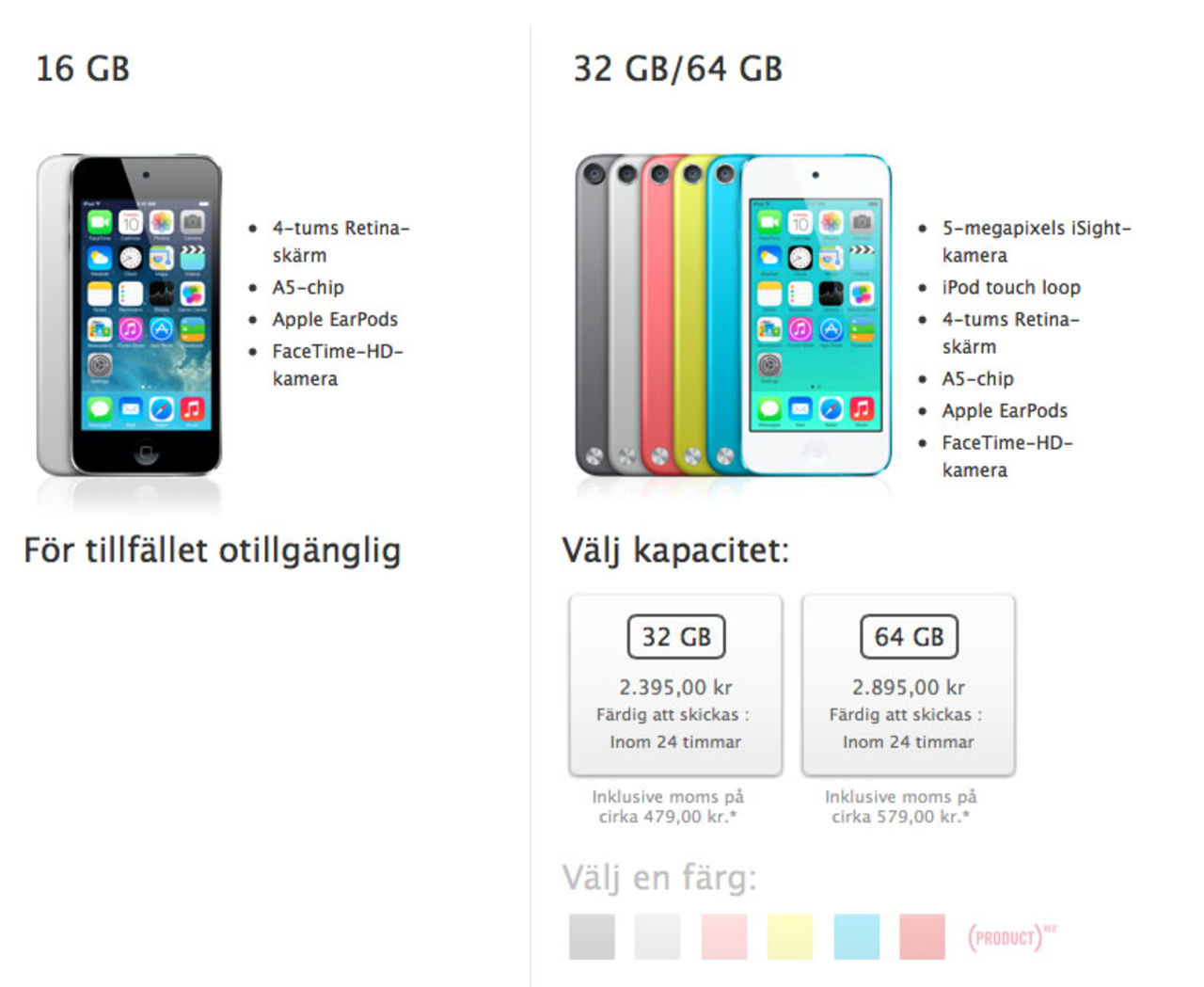 Apple släpper ny iPod Touch