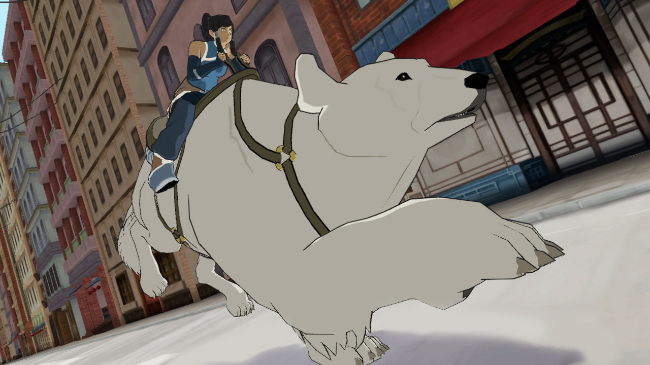Några bilder från The Legend of Korra-spelet