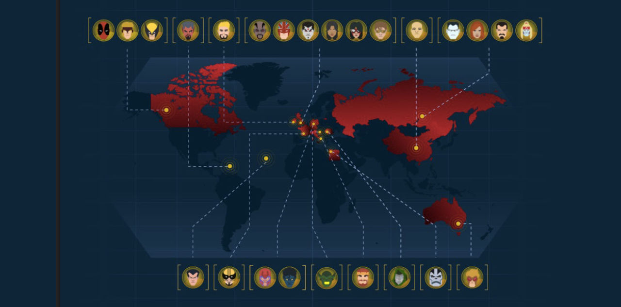 Var kommer Marvelhjältarna ifrån?