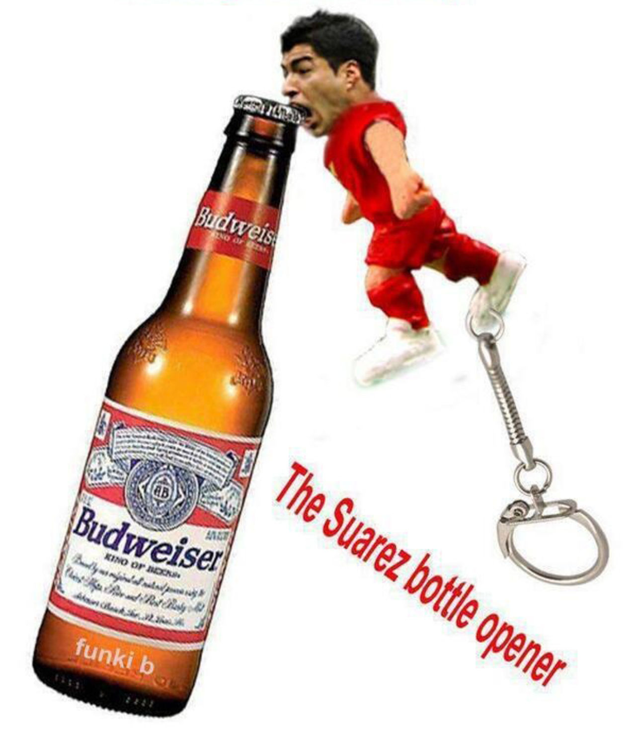 Suarez som kapsylöppnare