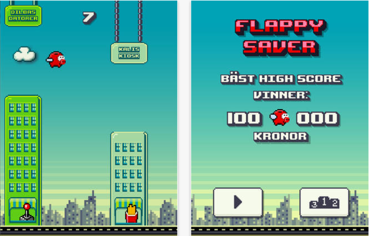 Ikano Flappy Saver belönar bästa flygaren