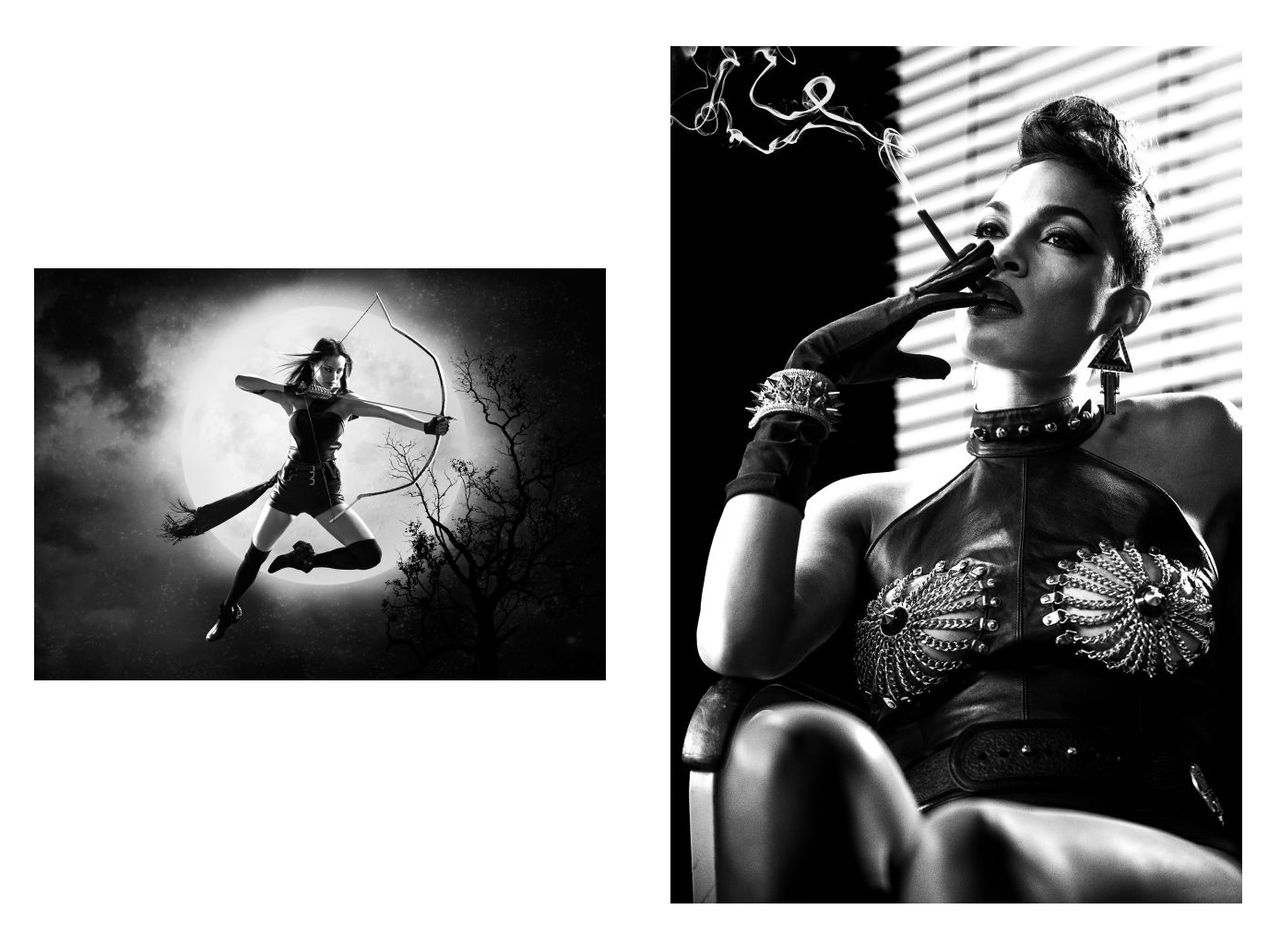 Miho och Gail i Sin City: A Dame to Kill for