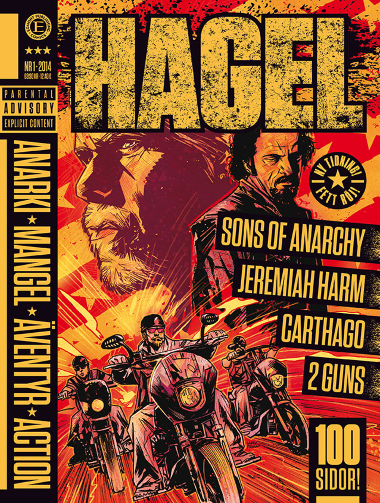 Egmont lanserar serietidningen Hagel