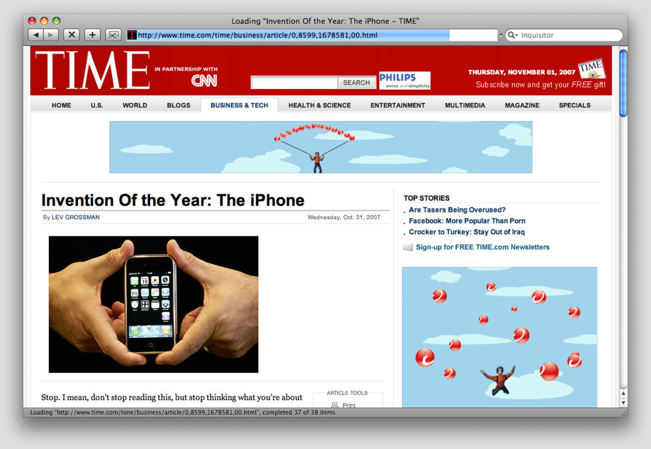 Time dubbar iPhone till årets uppfinning