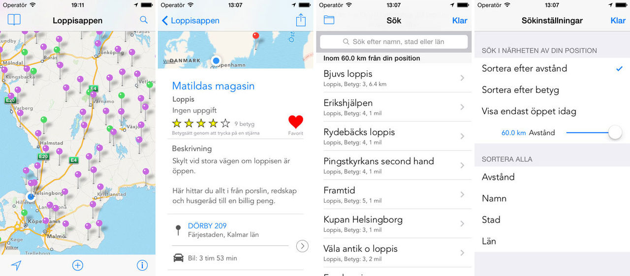 Loppisappen guidar dig till fynden