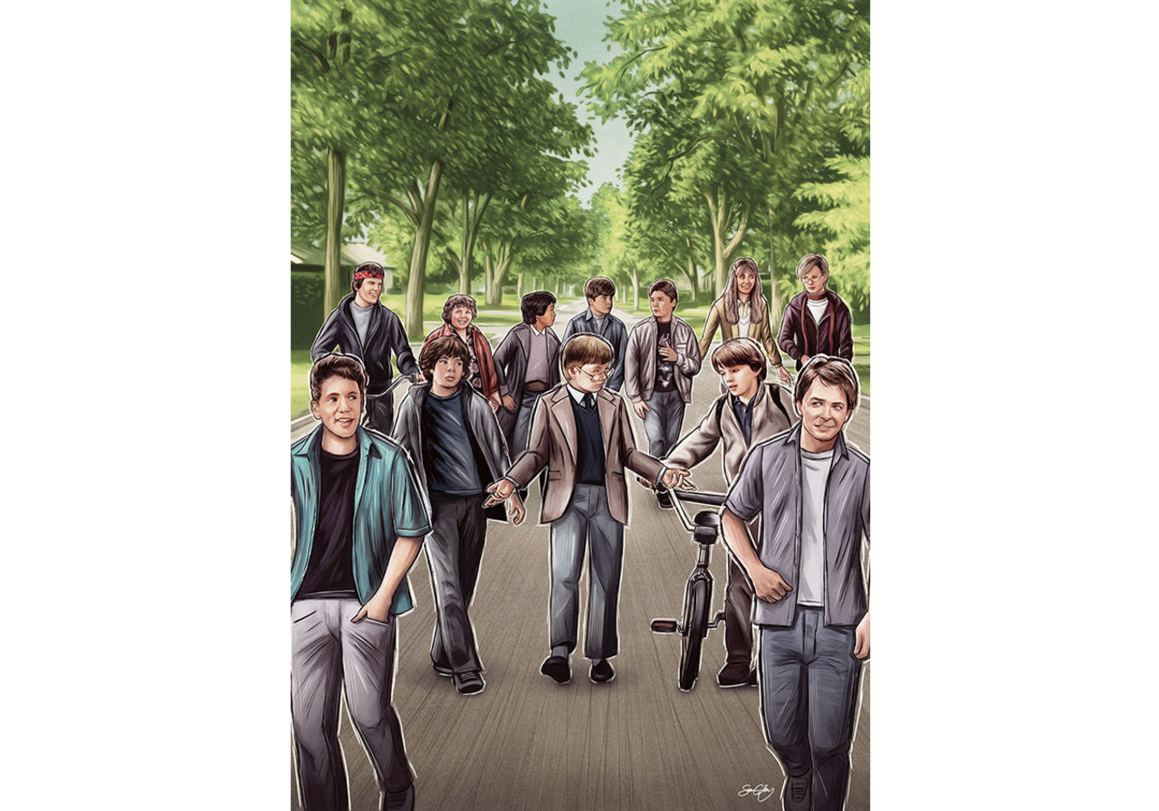 Unga skådisar från 80-talet porträtterade