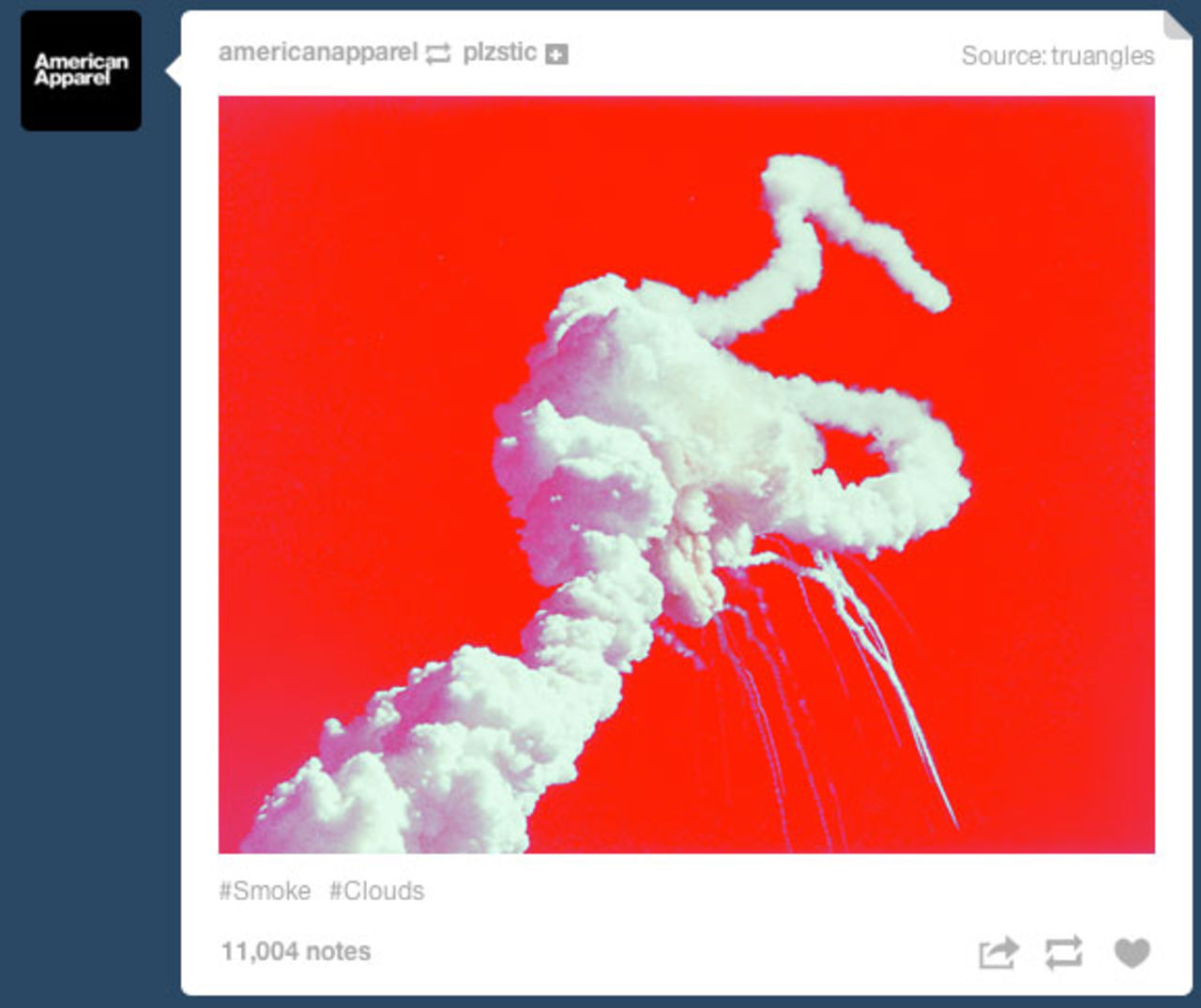 American Apparell tumblr-failar