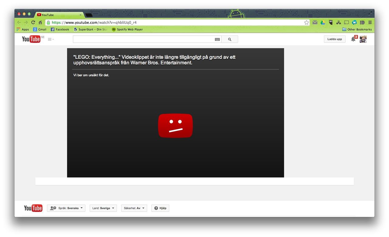 Warner Bros stoppar Greenpeace LEGO-film mot Shell på YouTube