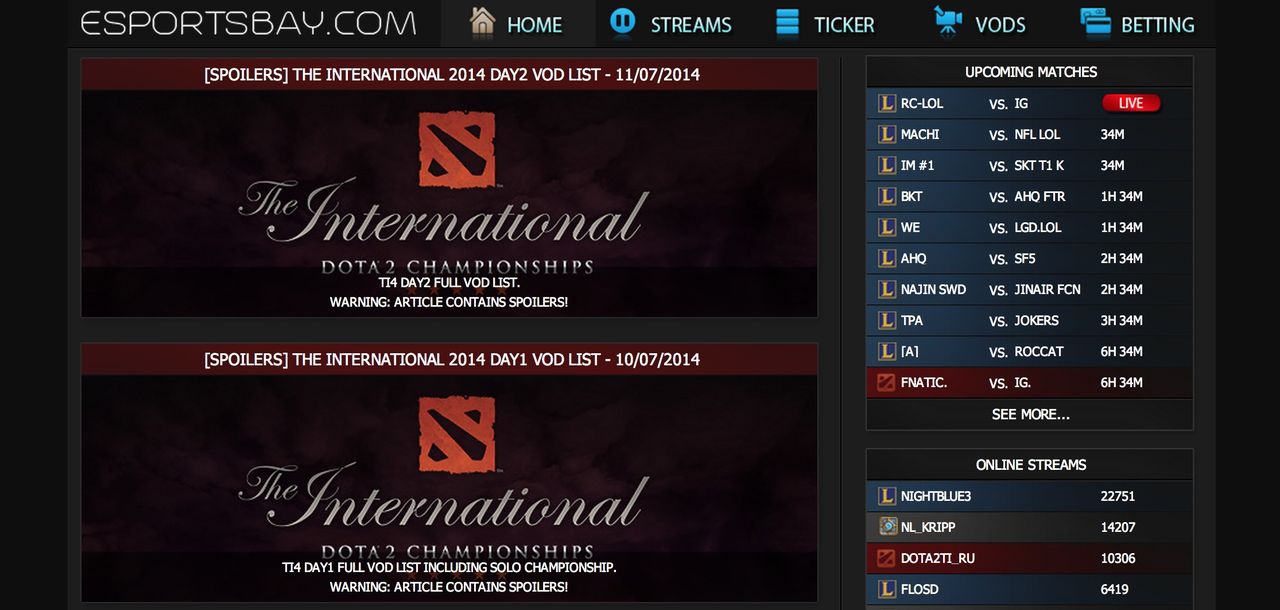 Esportsbay uppdateras med nya funktioner