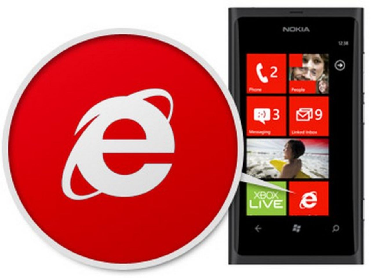 Inget standardsök med Google för Lumia