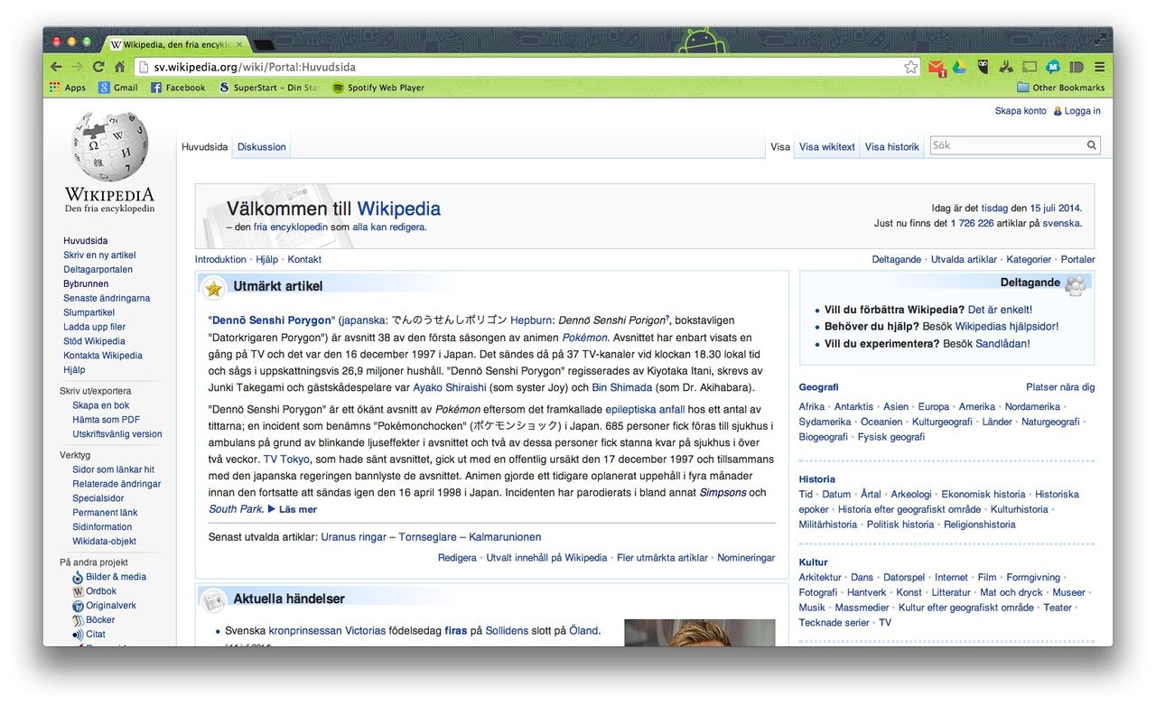Svensk snubbe bakom 8,5 procent av alla artiklar på Wikipedia