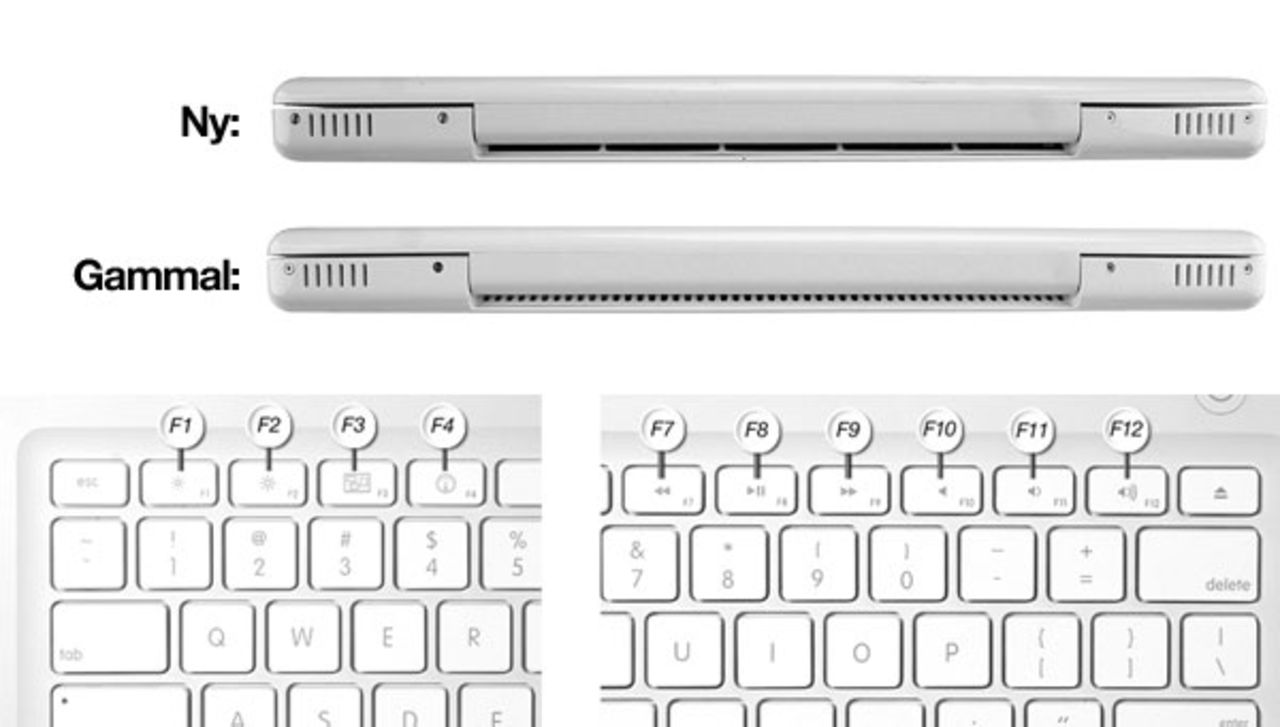 Nya MacBooks en smula annorlunda