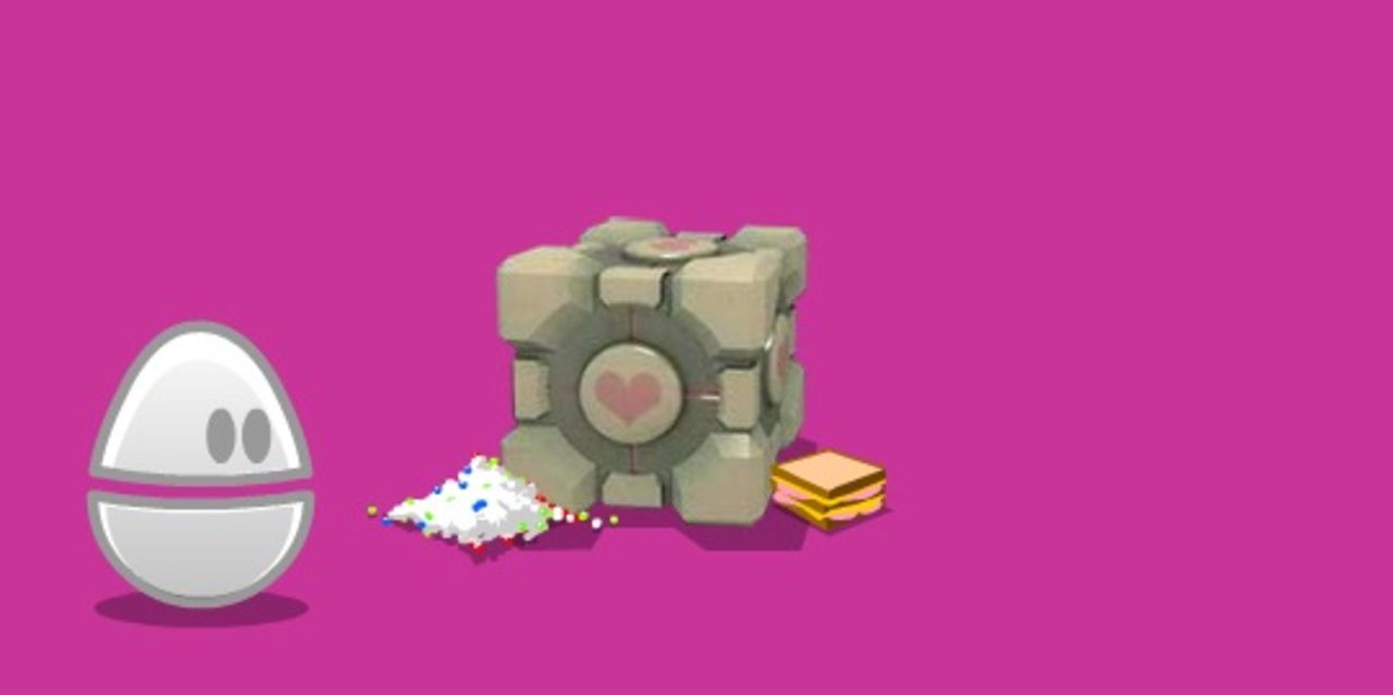 Weebl och Bob har hämtat lite grejer från Portal