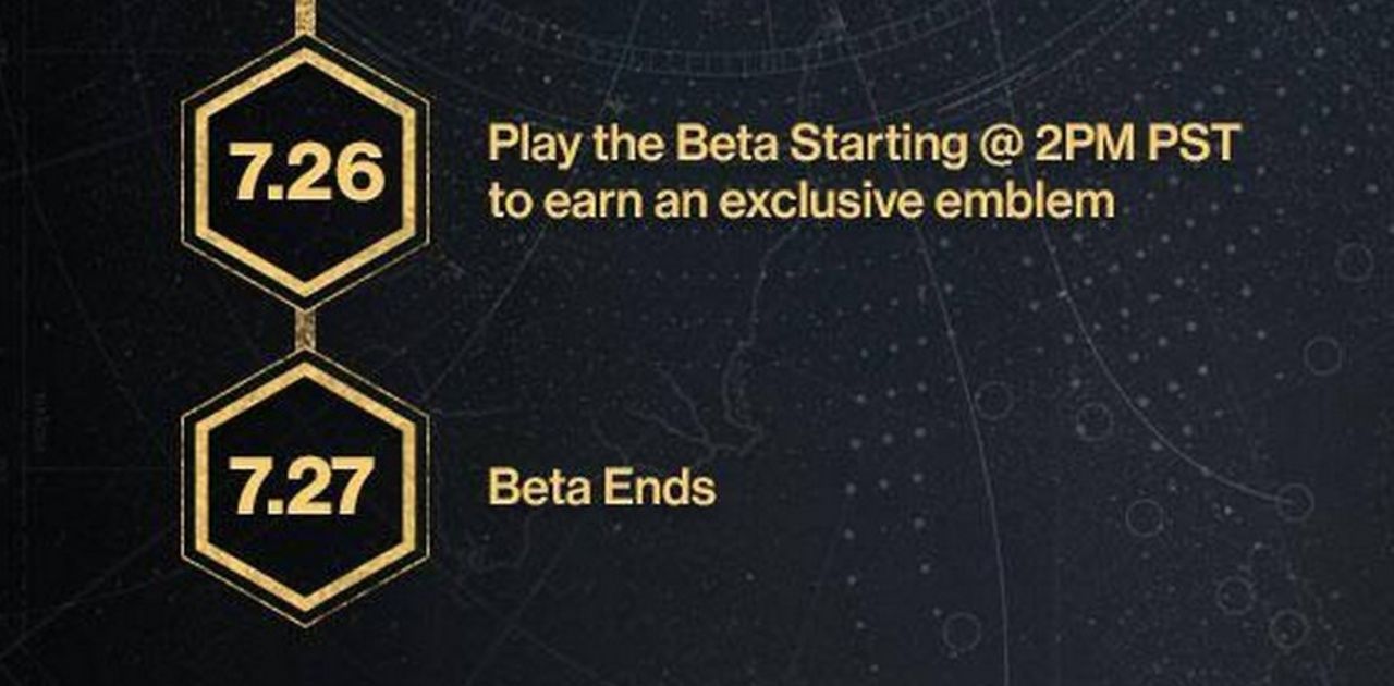 Spela Destiny-betan för ett emblem i Destiny