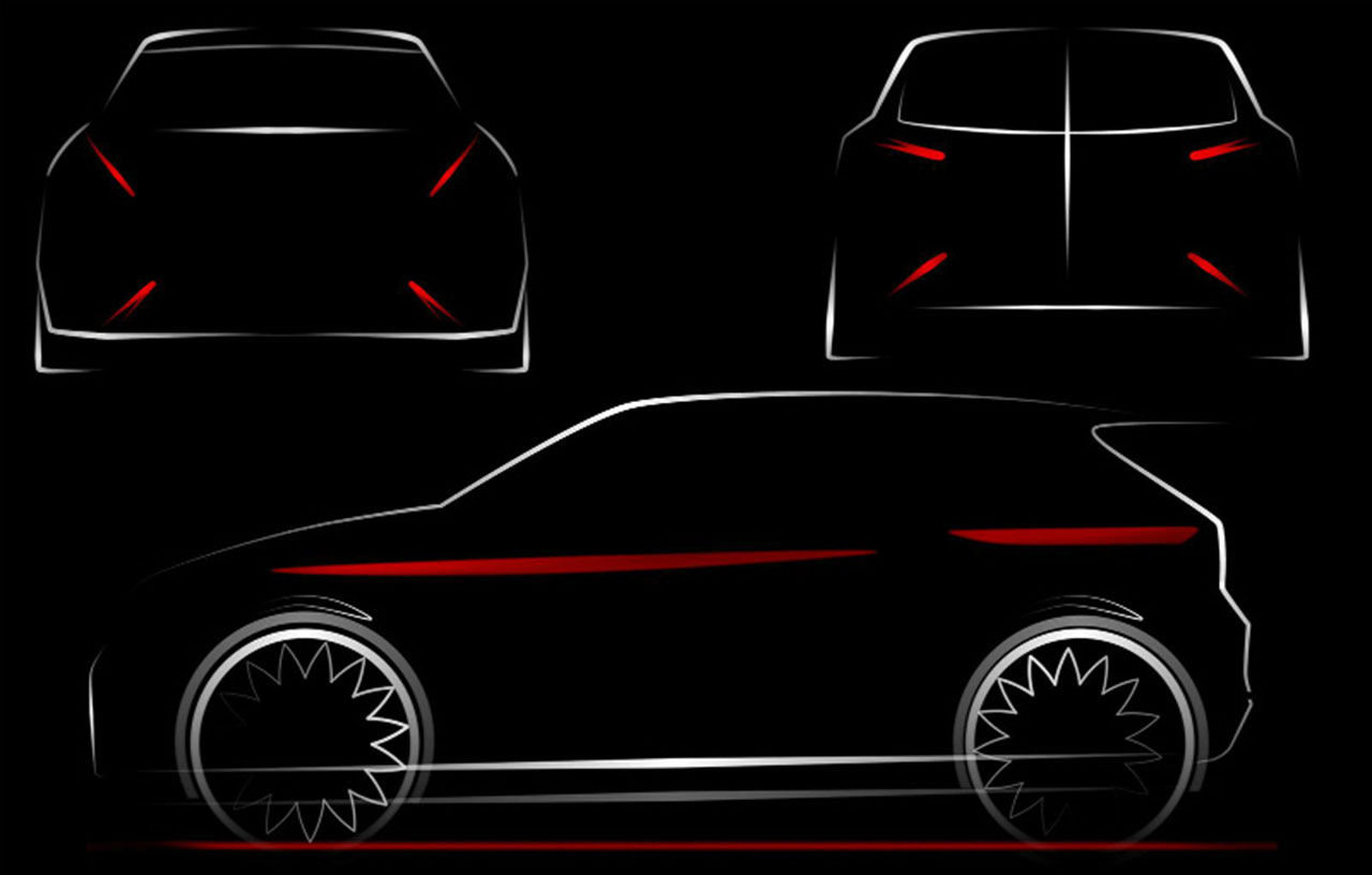 Skiss på nästa Seat Ibiza