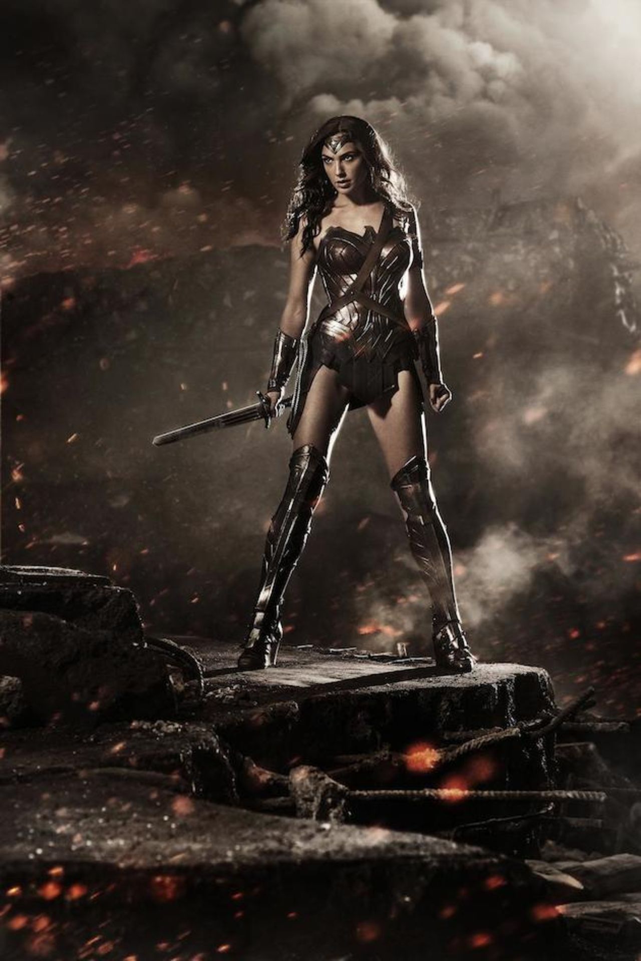 En första titt på Gal Gadot som Wonder Woman