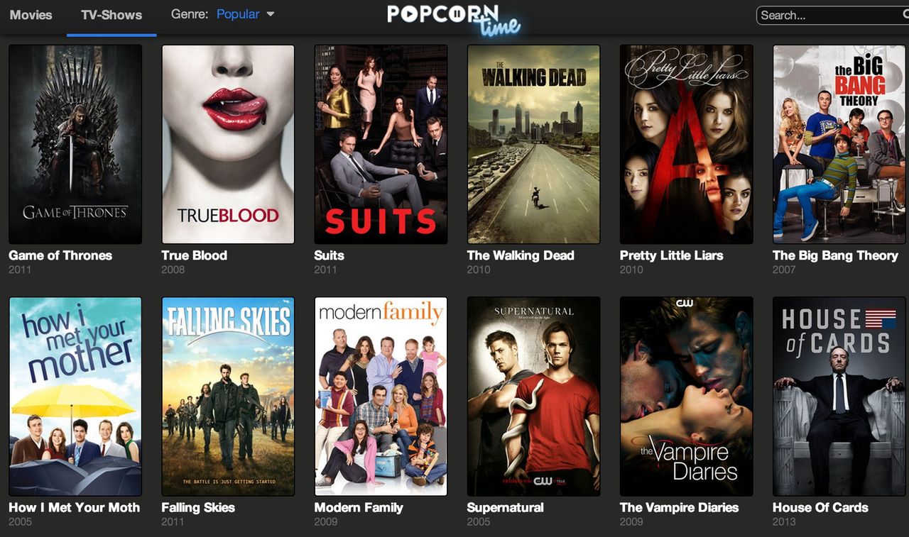 Popcorn Time stödjer AirPlay