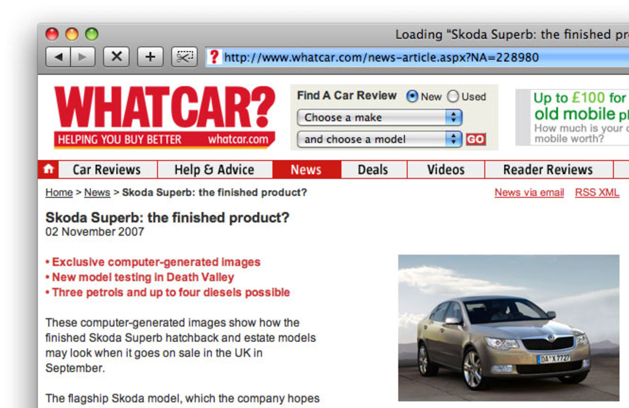 Är det här nya Superb?