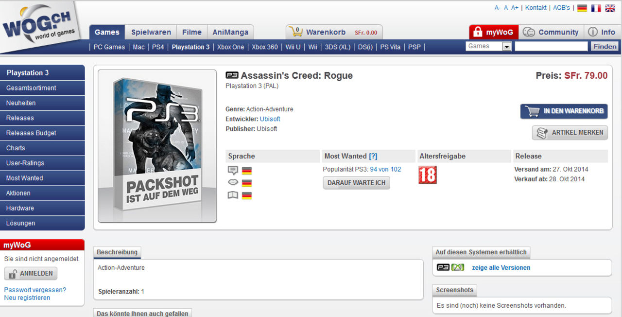 Vad är Assassin's Creed: Rogue för något?