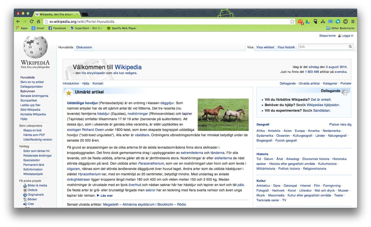 Svenska Wikipedia näst störst i världen