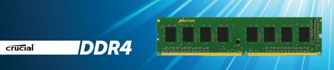 Crucial DDR4-minnen finns att förbeställa
