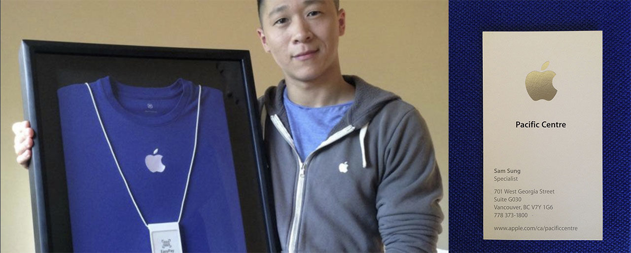 Sam Sung säljer sitt visitkort från Apple