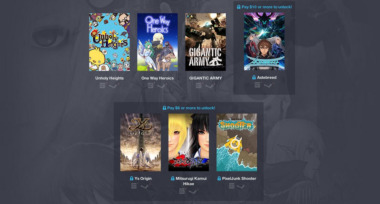 Humble Bundle med spel från Japan