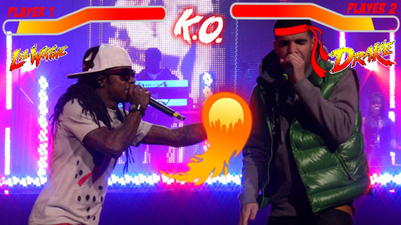 Rapartisterna Drake och Lil Wayne påbörjar sin turné med Street Fighter-tema 