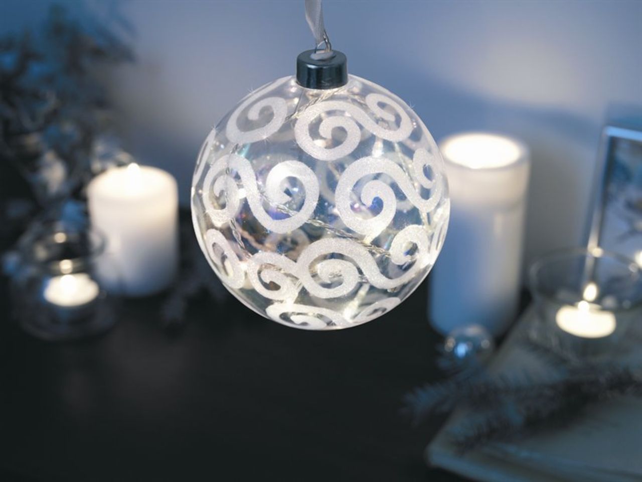 Lysande julprydnader