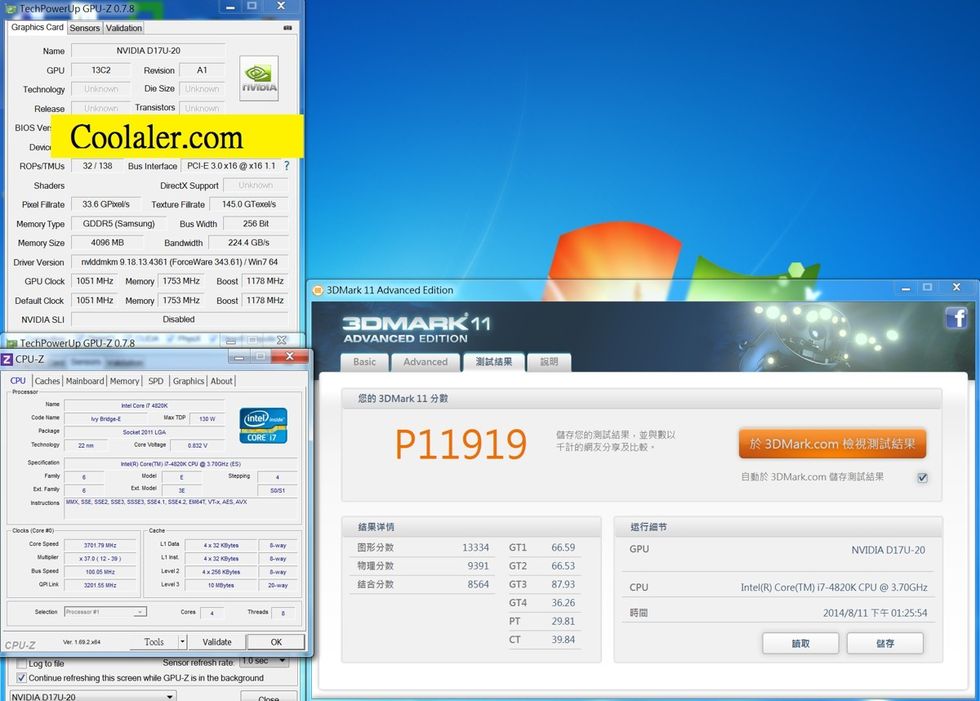 GeForce GTX 870 testat i 3DMark 11