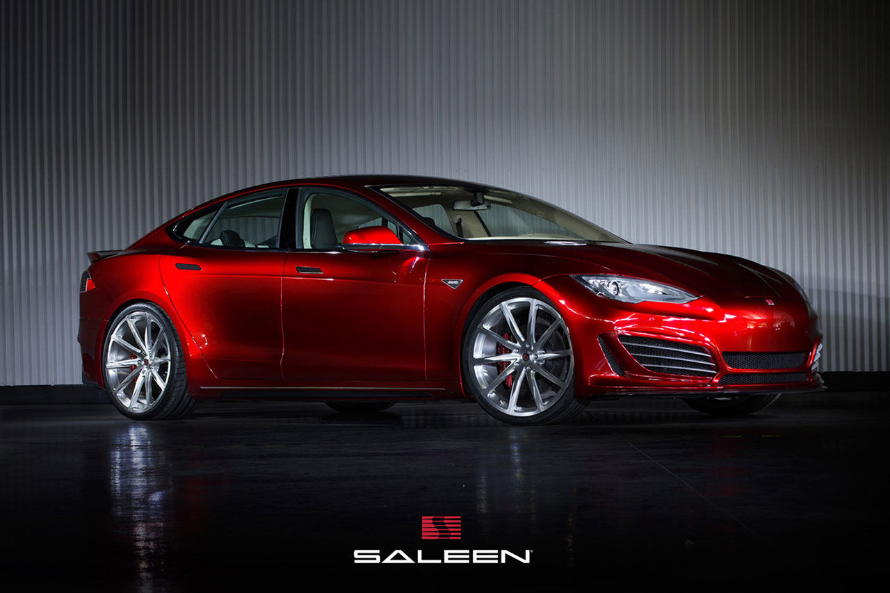 Saleen presenterar sin version av Tesla Model S