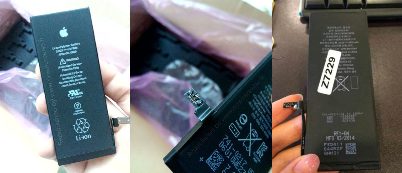 iPhone 6 kan få ett batteri på 2 915 mAh