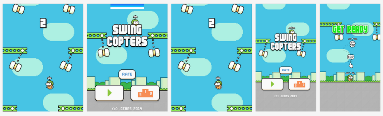 Flappy Birds på höjden