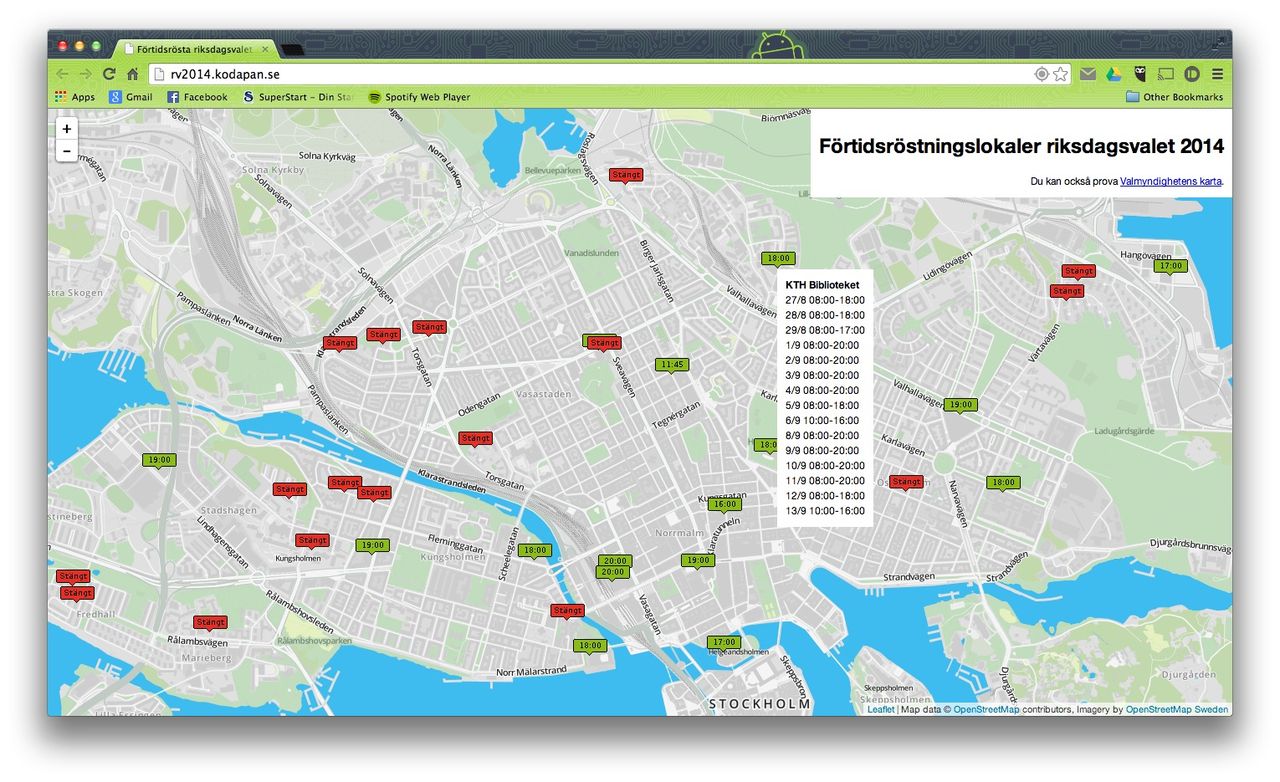 Nu kan du förtidsrösta i valet 2014