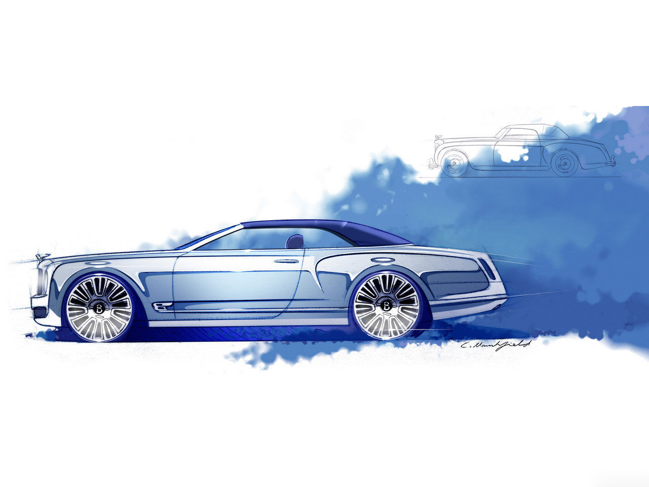 Det blir visst en Bentley Mulsanne Cabriolet