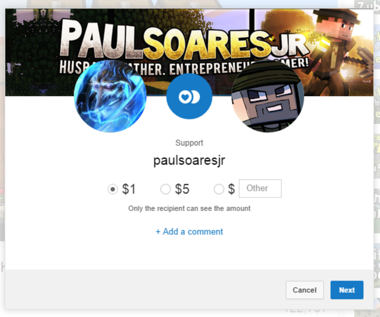 YouTube får tittarbidrag