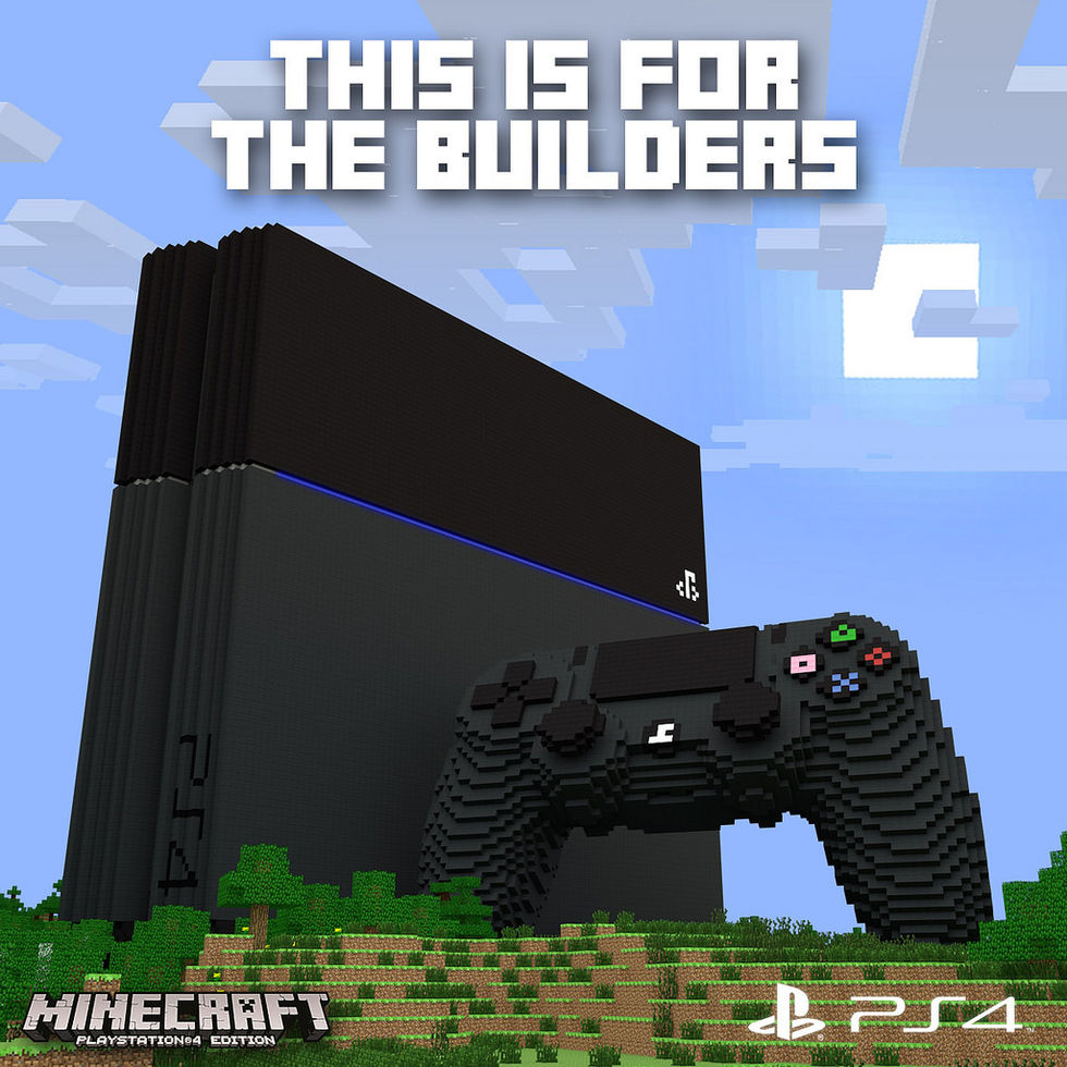Minecraft kan nu spelas på PlayStation 4