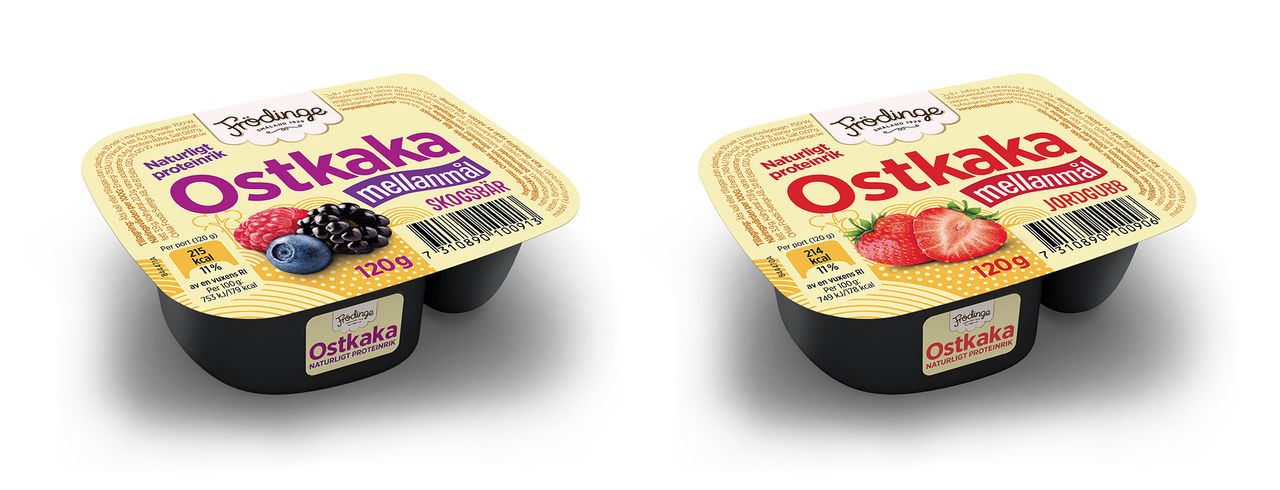 Frödinge ostkaka nu i mellanmålsförpackning