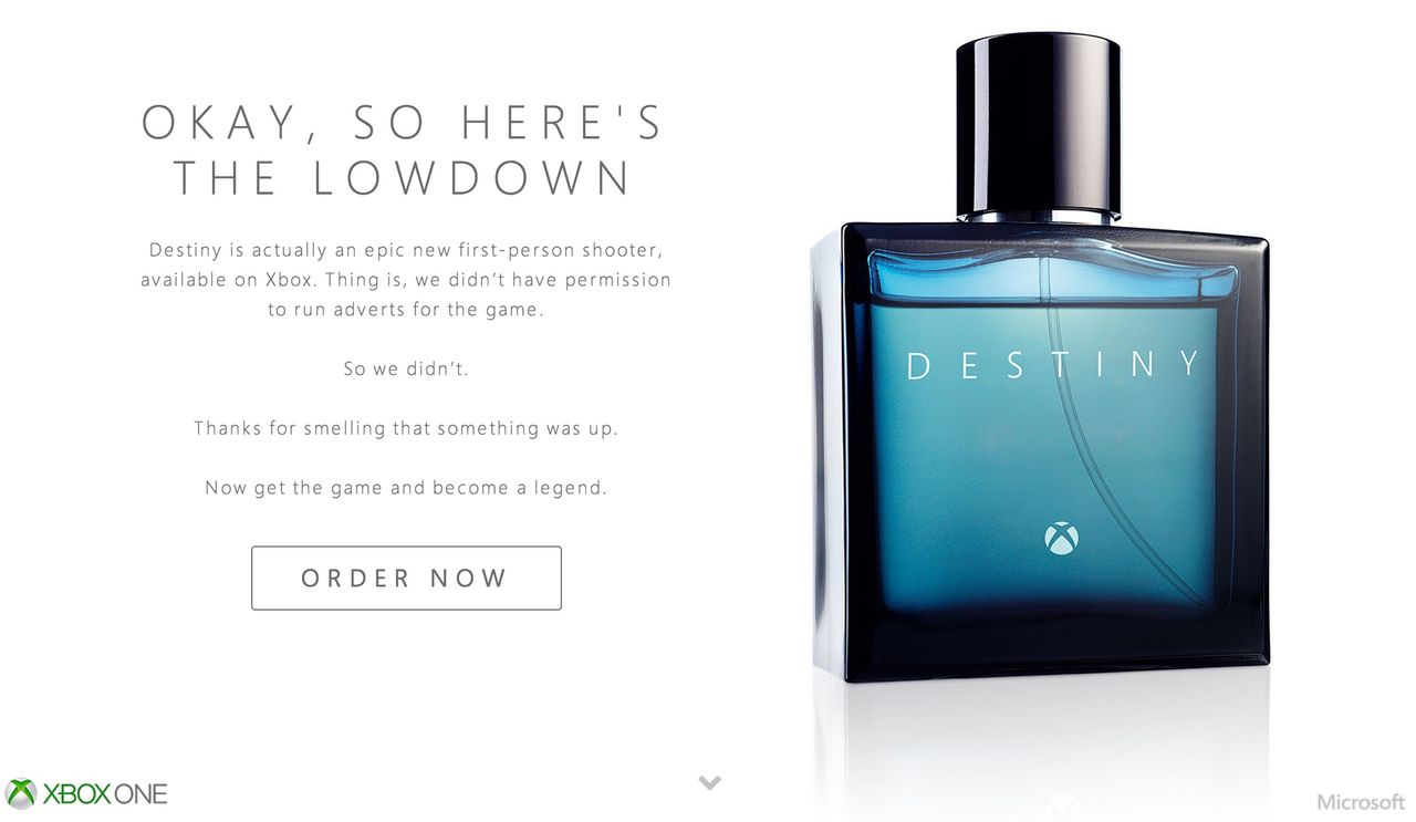 Fyndig lösning för Destiny på Xbox-reklam