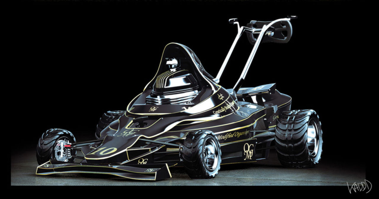 John Player Lotus F1-liknande gräsklippare