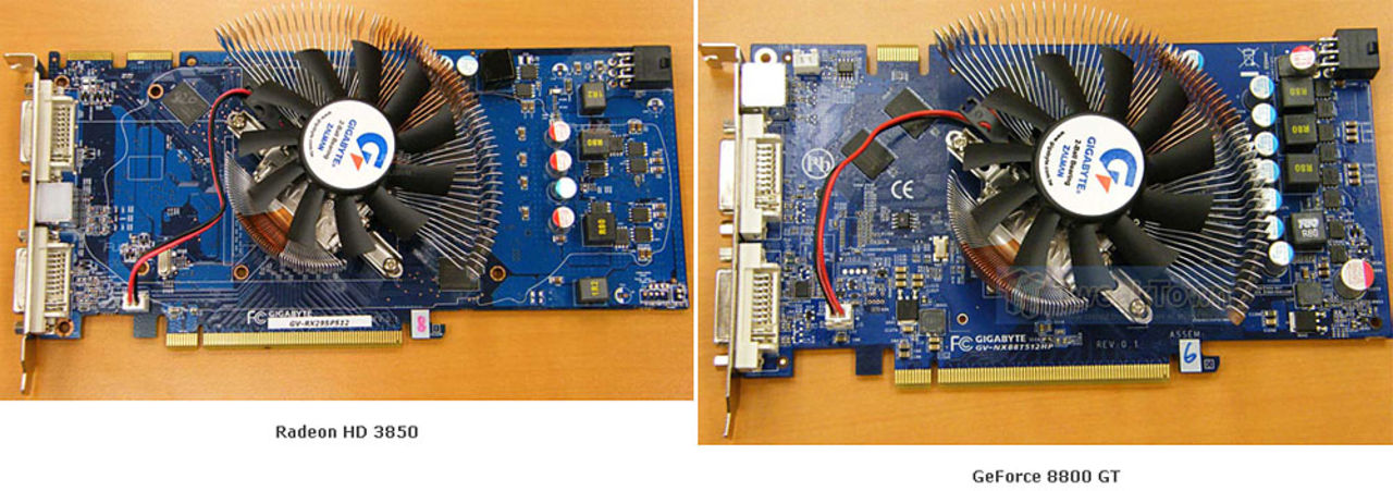 Radeon HD 3850 på bild