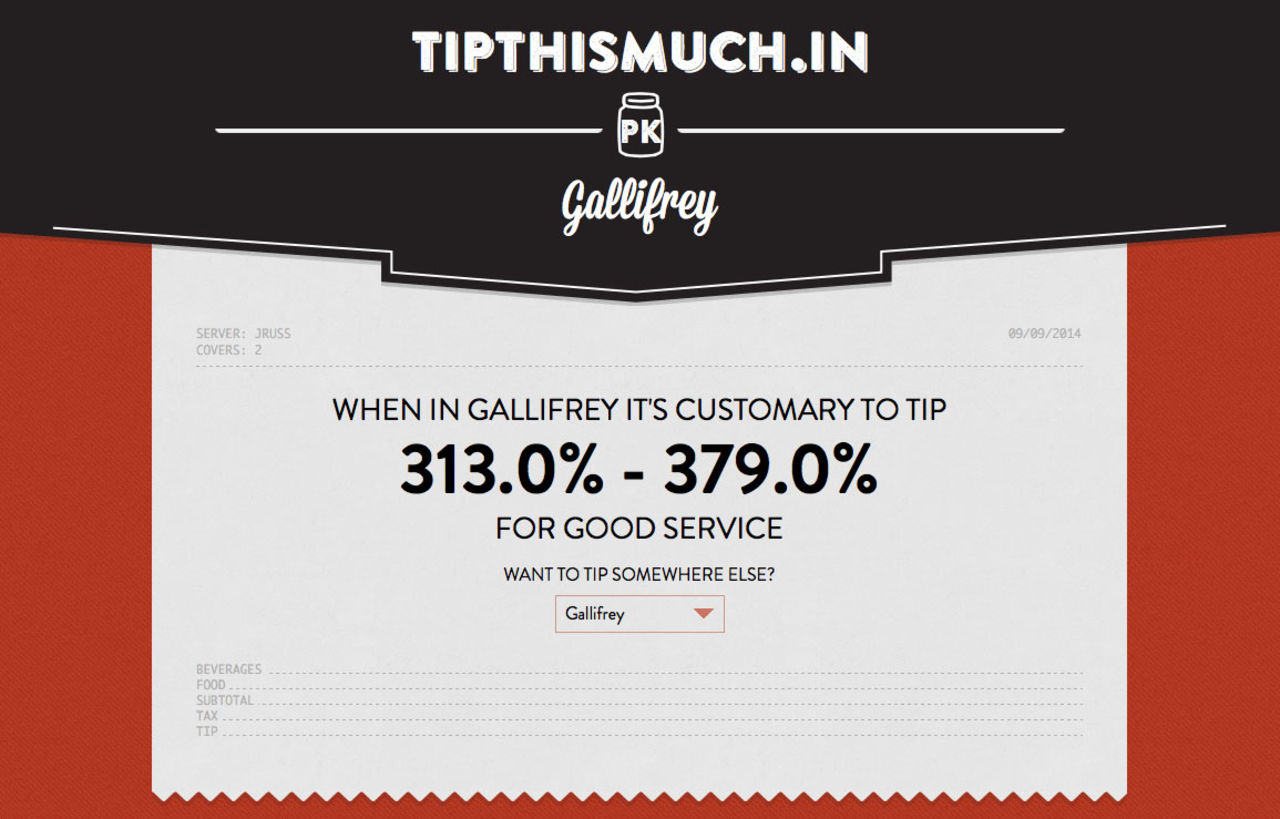 Lär dig hur mycket du ska dricksa i olika länder