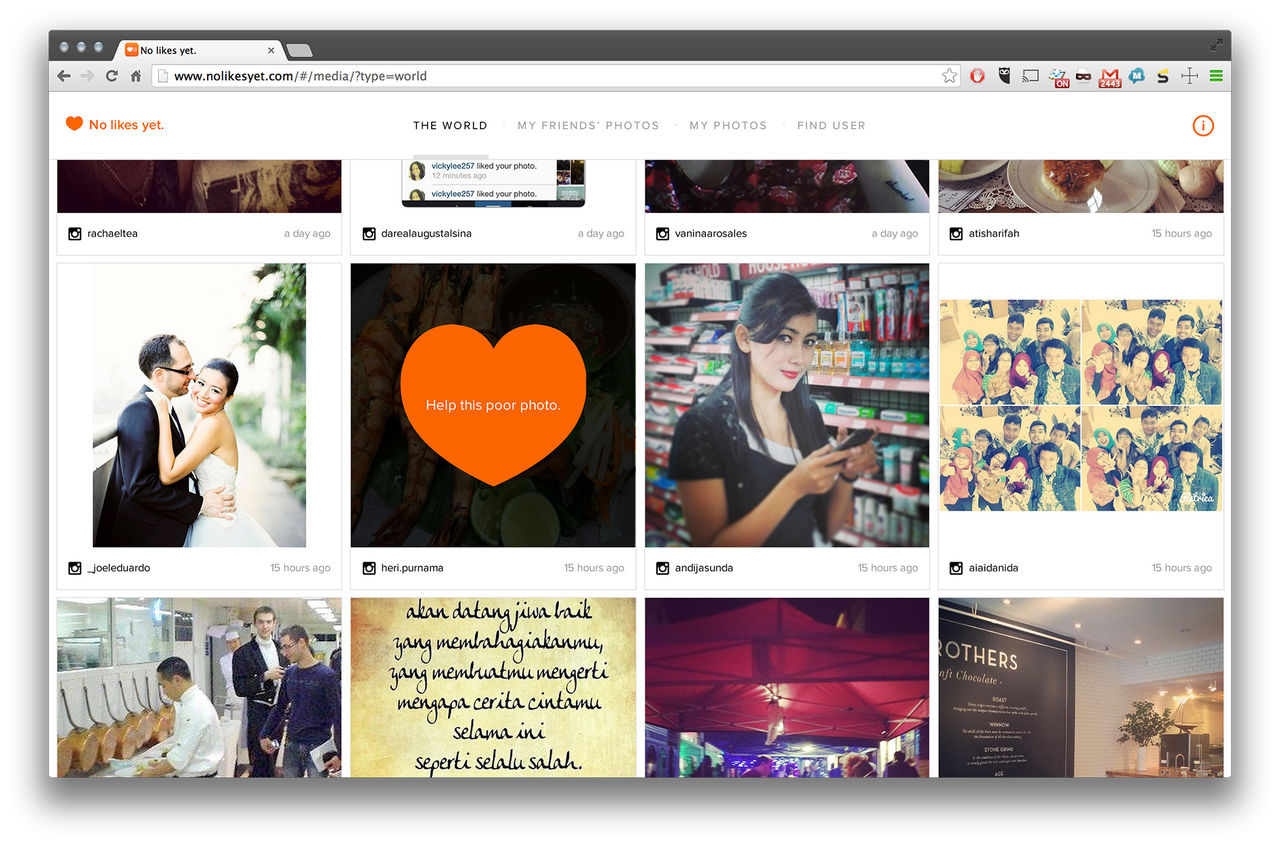 Instagram-bilderna ingen gillar